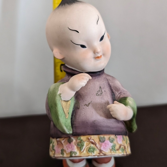 ❄️Japan ESD/Lefton Bisque Boy Figurines, KW 23065, Porcelain Bisque Traditional - Picture 8 of 11